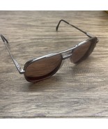 Luxottica Ricardo Woman&#39;s Silver Tone ￼Sunglasses Fashion Oversized KG JD - $16.29 CAD