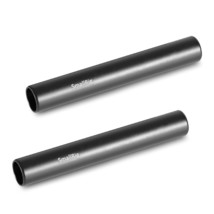 SmallRig 4 Inches (10 cm) Black Aluminum Alloy 15mm Rod with M12 Female Thread,  - £14.93 GBP