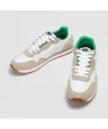 NWT BENETTON Men White Colourblocked Lightweight Comfort Lace-Up Sneaker... - $136.00