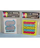 Slurpee Stickers Set of 2 Cool &amp; Collectible Fun Stickers Small Adverts - $4.50