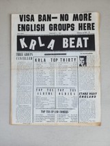 KRLA BEAT NEWSPAPER February 5, 1965 VISA Ban-No More English Groups Here - £19.70 GBP