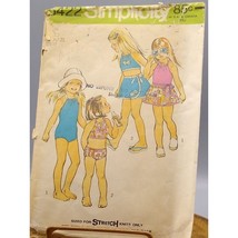Vintage Sewing PATTERN Simplicity 6422, Child Bathing Suit, Girls 1974, ... - $17.42