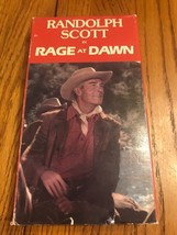 Rage at Dawn (VHS) 1955 western stars Randolph Scott and Forrest Tucker - £14.74 GBP