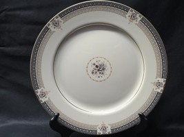 MIKASA GRANDE IVORY 11&quot; Single Dinner Plate TROPEZ Shades Of Gray Floral... - $21.27