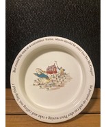 Wedgwood PETER RABBIT Cereal Bowl/Porringer 'Stop Thief!'   - $9.05