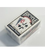 LOT OF 2 Bicycle Bridge Size Large Print Face Playing Cards, Blue &amp; Red,... - $10.88