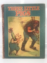 Three Little Pigs 1922 Saalfield Childrens Nursery Rhyme Book Henny Penn... - $19.55