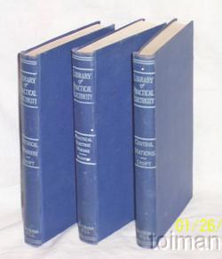 Vintage 1930&#39;s Library of Practical Electricity 3 hardback - $20.00