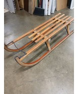 Vintage Wooden Sled 50s 60s. Davos Germina Veb Hachelstein - Rare - $150.00