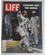 LIFE MAGAZINE LEAVING FOR THE MOON JULY 25, 1969 66 PAGES - £3.75 GBP