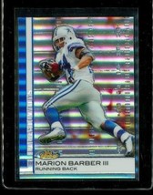 2009 Topps Finest Refractor Football Trading Card #20 Marion Barber Iii Cowboys - £3.95 GBP