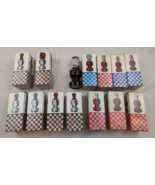 Lot Of 14 Vintage Avon Chess Pieces W/ After Shave In Original Boxes - Full - $24.74