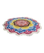 Round Mandala Beach Towel – Multicolor Boho Style – 60” – NWOT - €17,51 EUR