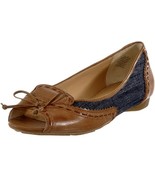 Circa Joan &amp; David Women&#39;s Walta Peep Toe Flat Shoes 7 NEW IN BOX - £22.18 GBP