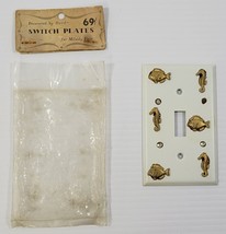 Vintage Hand Decorated Milady Fair Metal Light Switch Wall Plate Fashion... - $110.53 MXN