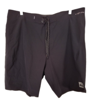 Quiksilver Mens Board Shorts Size Large Black Unlined Dry Flight Water R... - £15.58 GBP