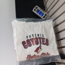 Reebok Phoenix Coyotes Hockey Club Women's White Long Sleeve Graphic T-Shirt 2XL image 9