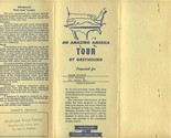 1956 Greyhound Bus Lines Highway Tour Documents Itinerary Map New York B... - $18.81