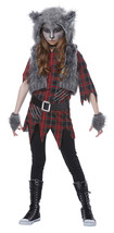 California Costumes Werewolf Girl Girls Costume, Large, Red/Gray - £66.70 GBP