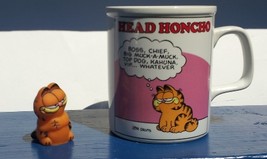 1978 Garfield Coffee  Mug - In great condition -- Head Honcho Theme - £25.07 GBP