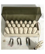 VINTAGE Conair Ready Set Go 20 Hot Rollers/Curlers with Clips Model HS5N... - $465.61 MXN