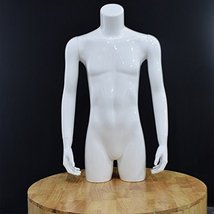 Male 3/4 Mannequin Torso Dress Form (M_Z18) - £140.95 GBP