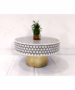 Targua Handmade Bone Inlay Coffee Table, Camel Bone Inlay Table, Bone In... - $1,649.37 CAD