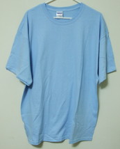 Mens NWOT Gildan Light Blue Short Sleeve T Shirt Size XL - $5.95