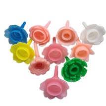 Vintage Mix Flower Birthday Candle Holder Baby Picks Party Cake Mixed Lo... - $11.74