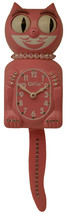 Strawberry Lady Kit-Cat Klock (15.5″ high) Swarovski Crystals Jeweled Pink Clock - £113.32 GBP
