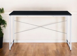 47&quot; Black and Silver Writing Desk - $420.09 CAD