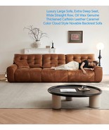 Oil Wax Genuine Thickened Calfskin Leather, Genuine Goose Down Backrest ... - $128,528.86 MXN