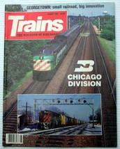 August 1988 Trains: The Magazine Of Railroading Steam/Diesel Rosters News Yarns - £8.31 GBP
