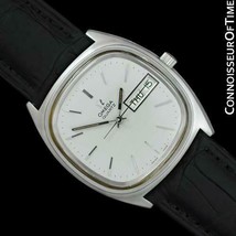1976 OMEGA Raro Vintage Hombre 1310 &quot;Megaquartz&quot; Ss Reloj de Acero - Menta Con / - £1,064.22 GBP