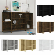 Modern Wooden Rectangular Open Home Sideboard Storage Cabinet Shelving Display - £64.33 GBP+