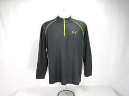 Under Armour HeatGear 1/4 Zip Loose Fit Activewear Long Sleeve  Shirt Me... - $24.75