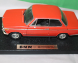Vintage Orange BMW 2002 Tii Model Car 1/18 Scale 9&quot; Long 1970&#39;s Style - $49.49