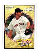 2008 Upper Deck Baseball Heroes #27 Josh Beckett Boston Red Sox - £1.60 GBP