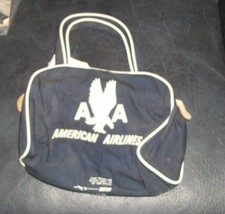 Vtg American Airline Aa Textile Mfg Des Moines Souvenir Candy Travel Bag Luggage - £51.49 GBP