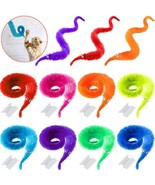 6PCS Magic Trick Twist Wiggly Worm Furry Teaser Funny Party Toy Gift Boy... - $13.49 CAD