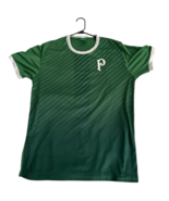 Palmeiras Soccer Jersey 100% Polyester Thunder Green Mens See Measurements - $883.31 MXN