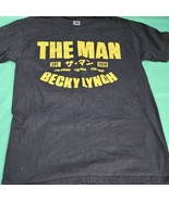 WWE Authentic Becky Lynch The Man T Shirt Crew Neck Size Medium 100% Cotton - £12.04 GBP