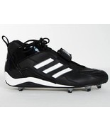 Adidas Grid Iron Mid D Football Cleats Black &amp; White Mens NEW - £56.08 GBP