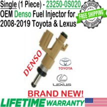 Brand New Oem Denso 1Pc Fuel Injector For 2008-2011 Toyota Land Cruiser 5.7L V8 - £59.17 GBP