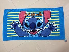 Disney Lilo Stitch Happy Hour Towel. Blue Theme. Soft touch. limited col... - $35.00