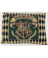 Harry Potter Pillow Hogwarts Crest Harlequin Tapestry By Crown Craft 16&quot;... - $29.69