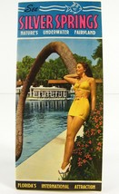 See Silver Springs Brochure 1950&#39;s Nature&#39;s Underwater Fairyland Florida w/Map - £3.89 GBP