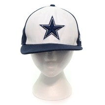 NFL Dallas Cowboys New Era Star Navy Blue White Cap Hat 7 1/8 - £11.70 GBP