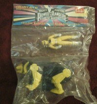 1995 Power Rangers YELLOW POWER RANGER with Bear Ninjazord McDonalds NIP - $13.85