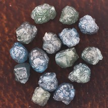 Crystal Rough Diamond 1 Carat lot 2.5 to 3.5 MM Natural Blue Raw Loose Diamond - $40.21